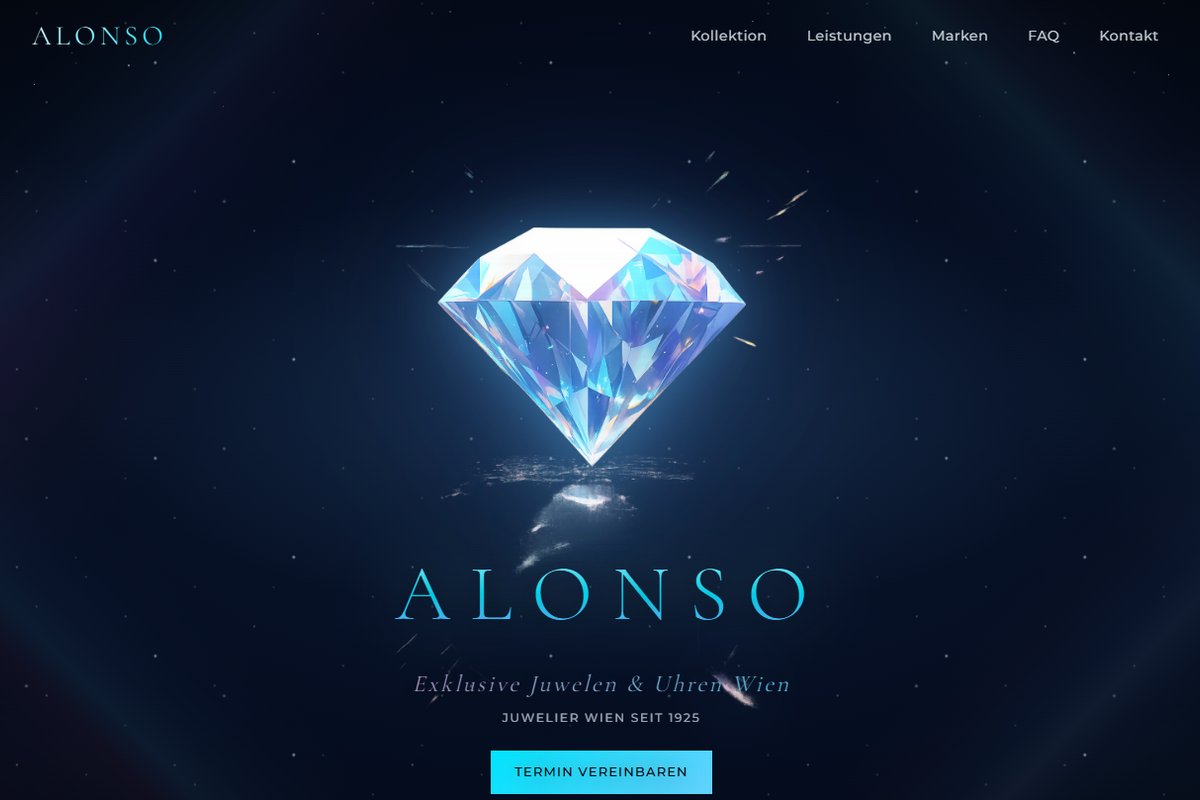 Alonso Juwelier Wien Website