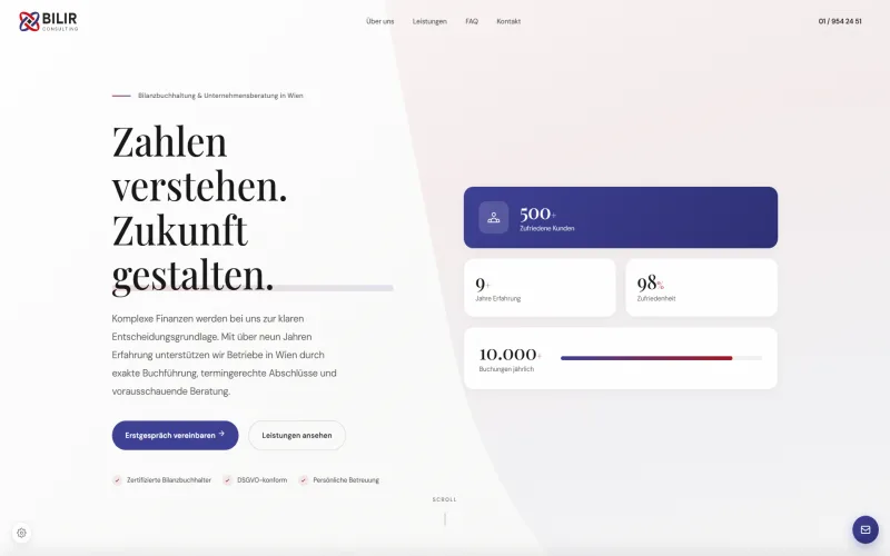Screenshot der Website bb-finance.at